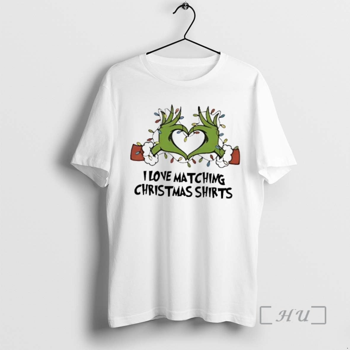 Trending Grinch Hand I Love Matching Christmas T-Shirts, Hoodie, Sweatshirt | InkNestWear.com