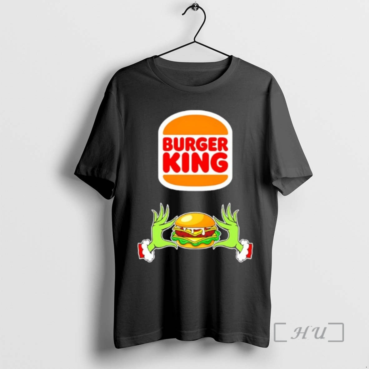 Trending Grinch Hand Love Burger King Christmas 2025 T-Shirts, Hoodie, Sweatshirt | InkNestWear.com
