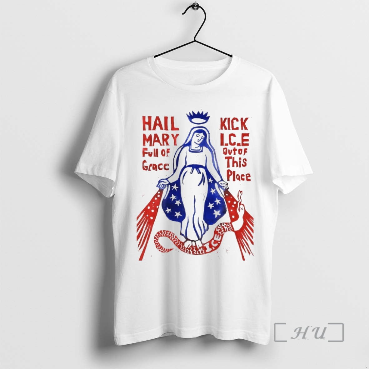 Trending Hail Mary Full Of Grace Kick Ice Out Of This Place Premium T Shirts Hoodie, Sweatshirt | InkNestWear.com