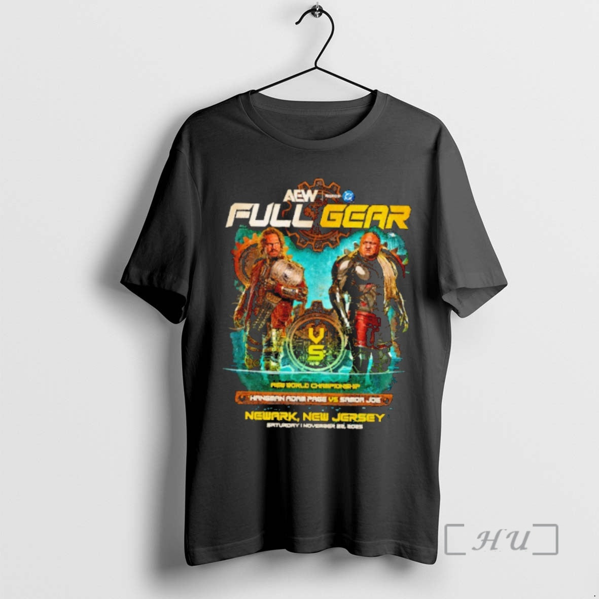 Trending Hangman Adam Page Vs Samoa Joe 2025 All Elite Wrestling Aew Full Gear Premium T-Shirts, Hoodie, Sweatshirt