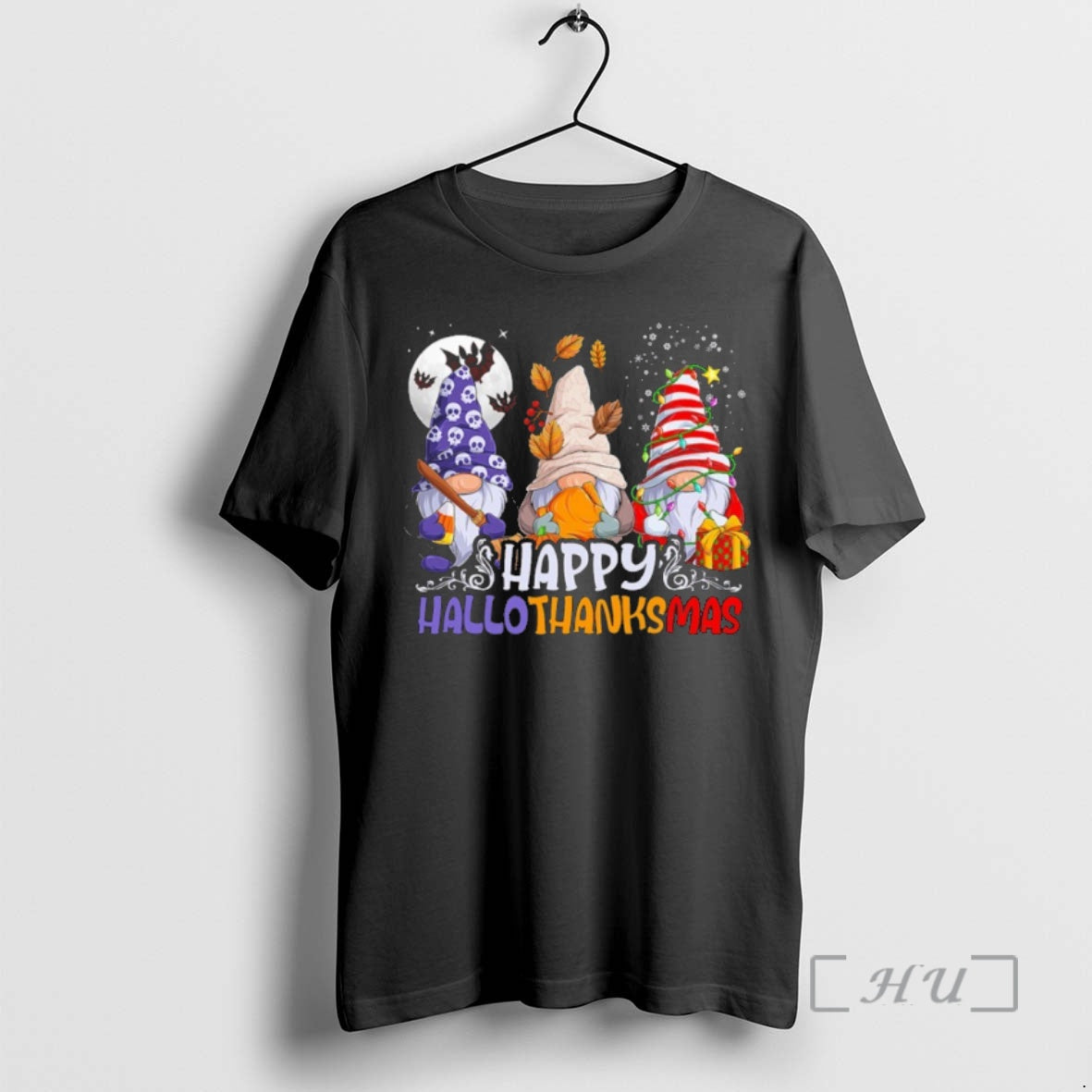 Trending Happy Hallothanksmas T-Shirts, Hoodie, Sweatshirt | InkNestWear.com