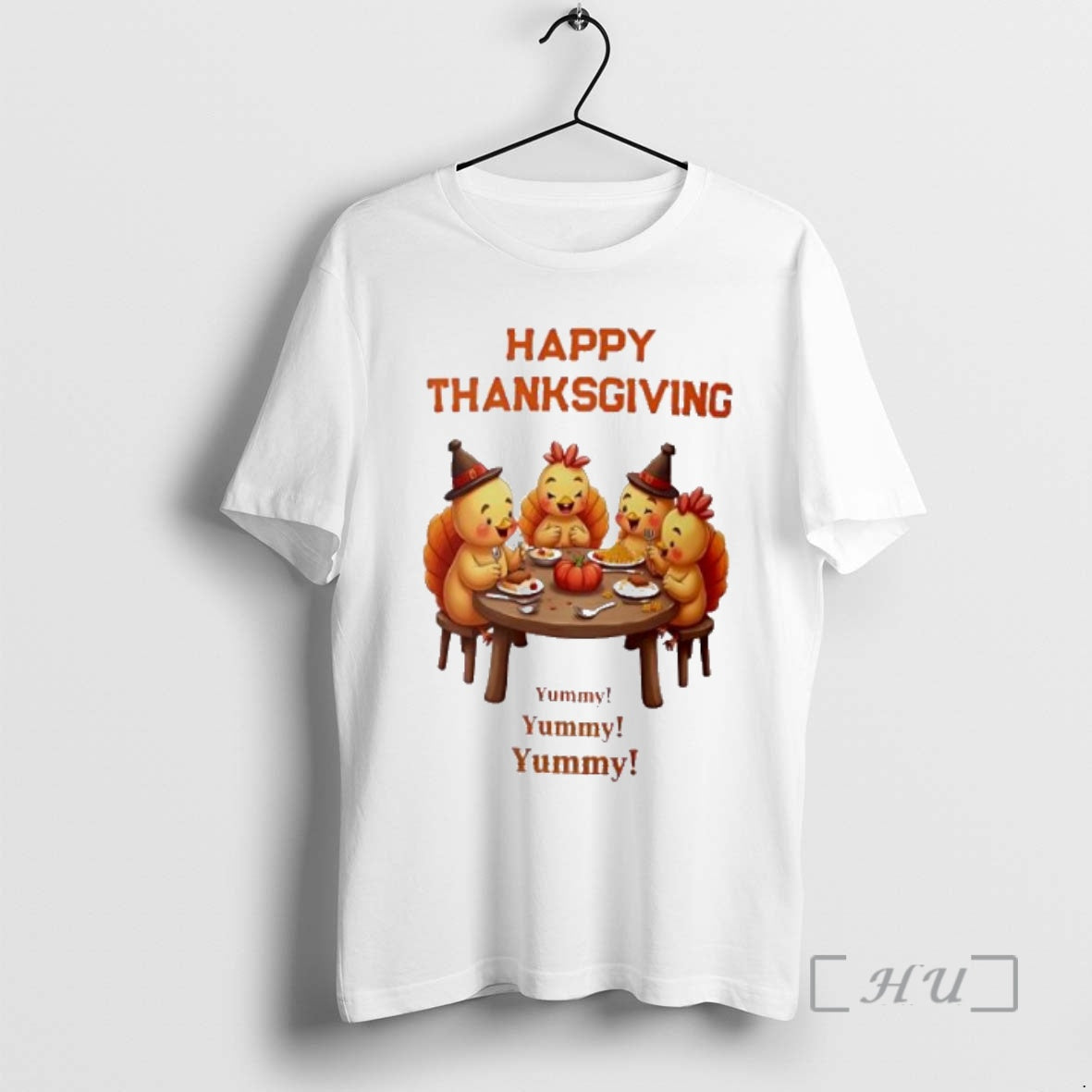 Trending Happy Thanksgiving Cute Turkeys Feast Personalised Ornaments White T-Shirts, Hoodie, Sweatshirt | InkNestWear.com
