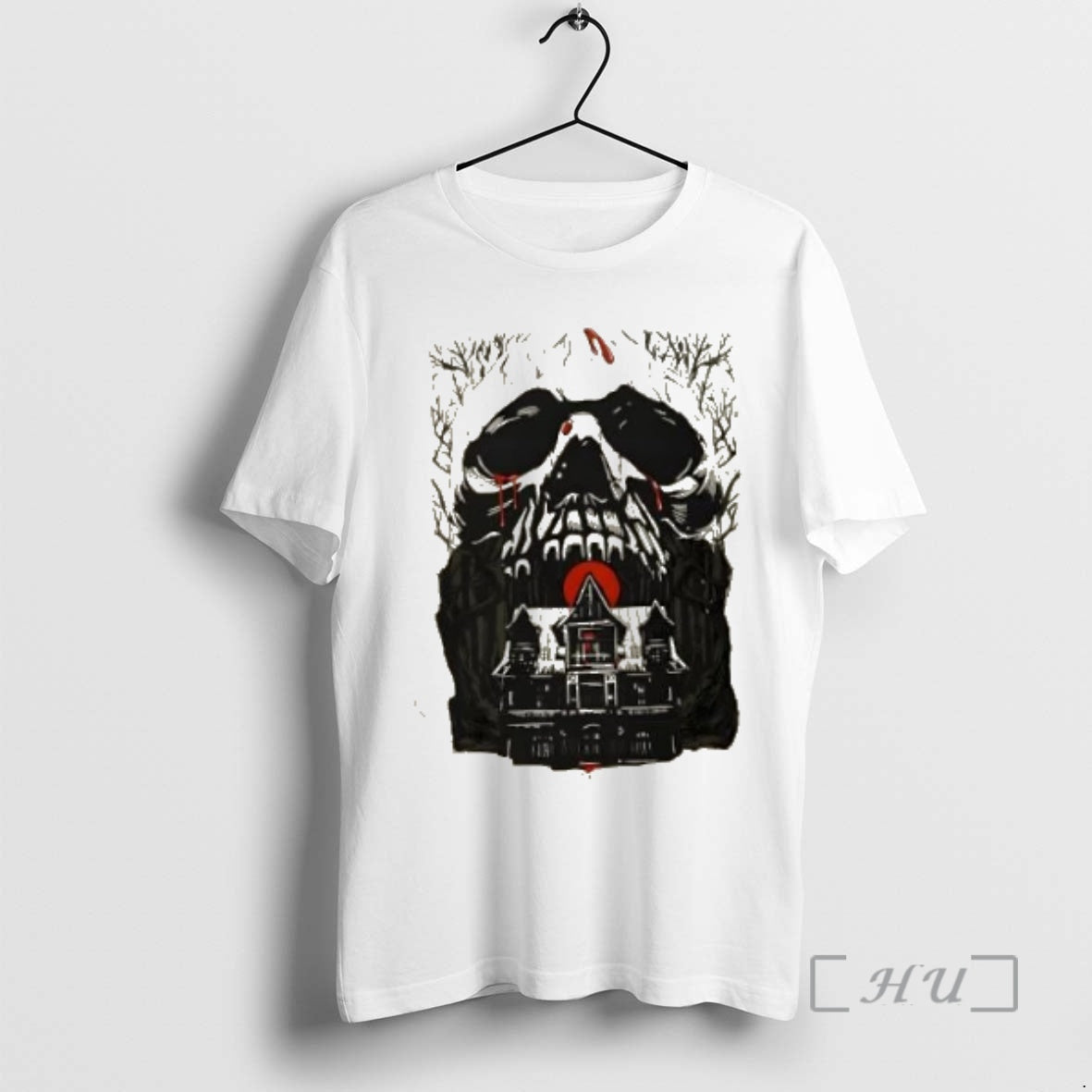 Trending Haunted Mansion Skull Gothic Horror House T-Shirts, Hoodie, Sweatshirt | InkNestWear.com