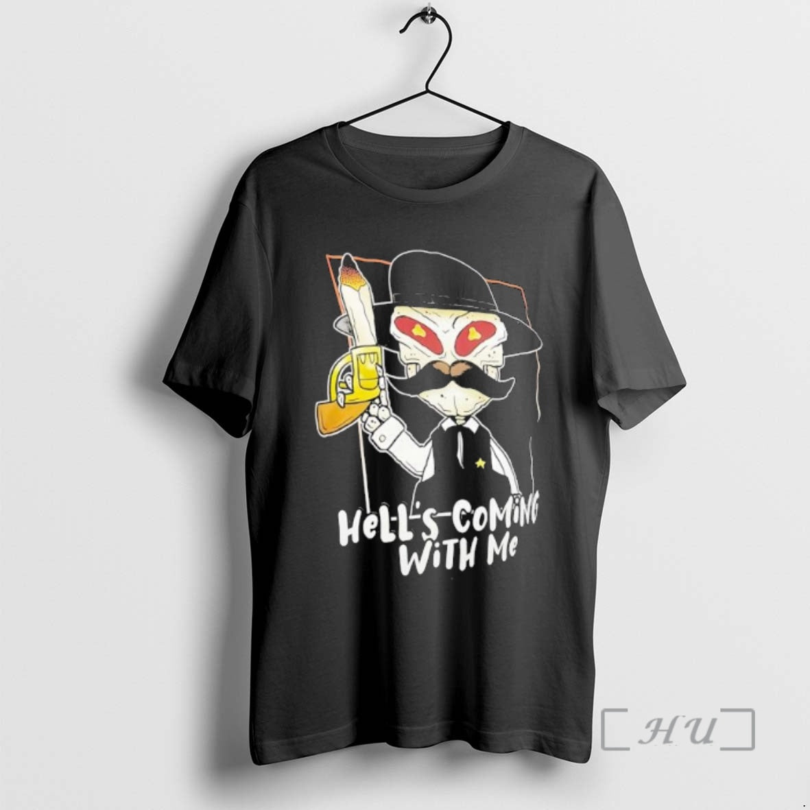Trending Hells Coming With Me American Folk Band T-Shirts, Hoodie, Sweatshirt | InkNestWear.com