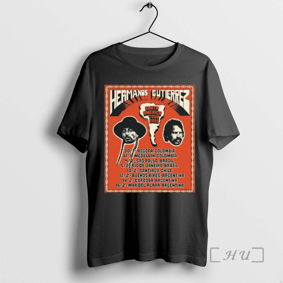 Trending Hermanos Gutierrez South America Tour 2026 1 30 Bogota Co 1 31 Medellin Co T-Shirts, Hoodie, Sweatshirt