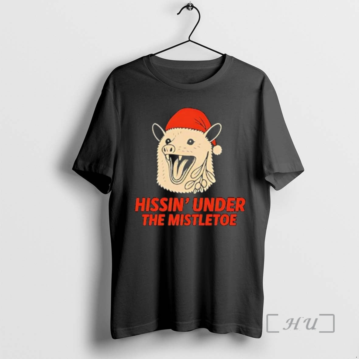 Trending Hissin Under The Mistletoe Christmas T-Shirts, Hoodie, Sweatshirt | InkNestWear.com