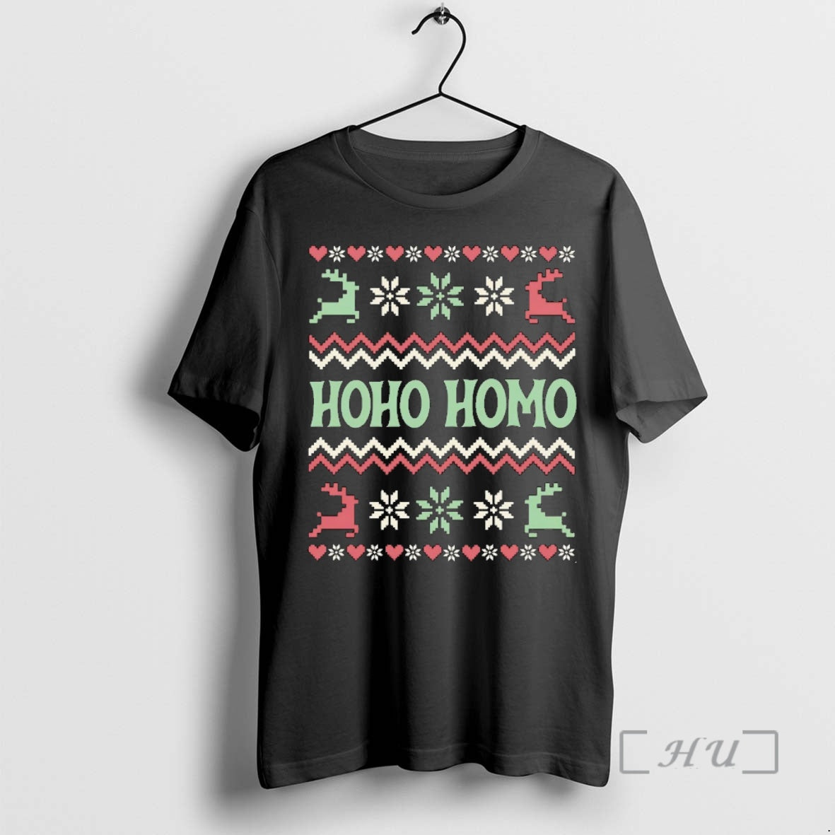 Trending Hoho Homo Ugly Christmas T-Shirts, Hoodie, Sweatshirt | InkNestWear.com