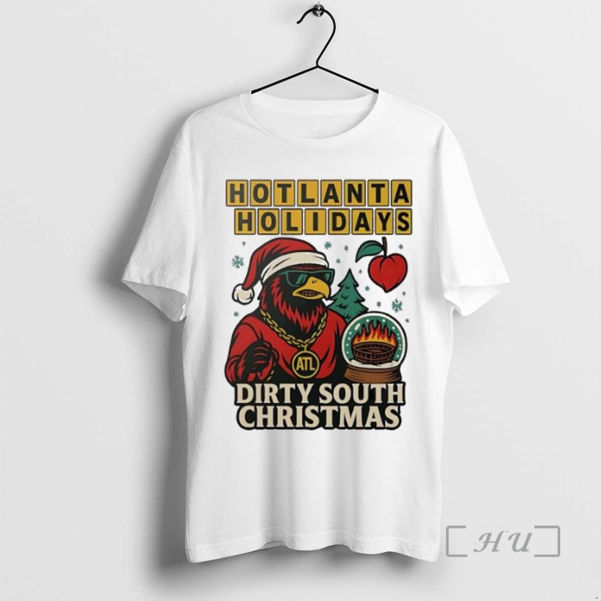 Trending Hotlanta Holidays Dirty South Christmas Ornaments White T-Shirts, Hoodie, Sweatshirt | InkNestWear.com