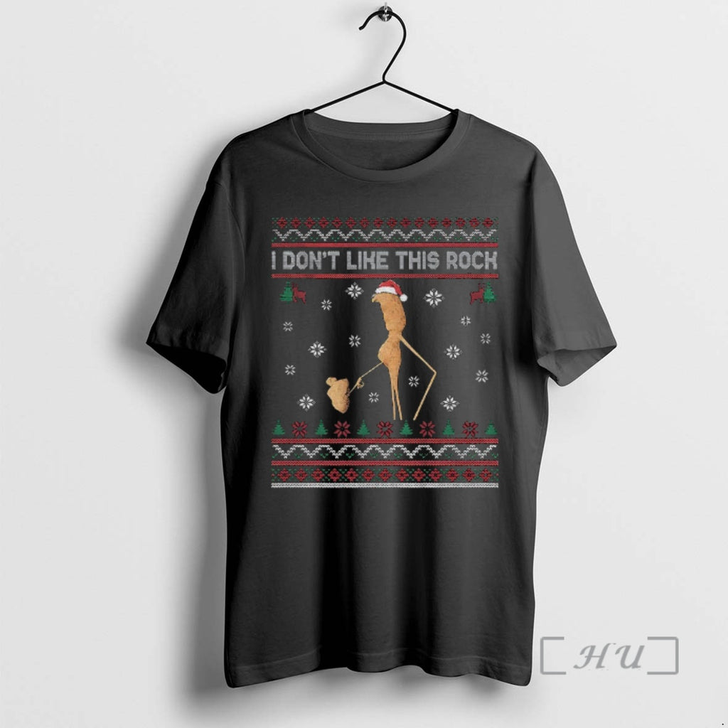 Trending I Dont Like This Rock Ugly Christmas Funny T-Shirts, Hoodie, Sweatshirt | InkNestWear.com