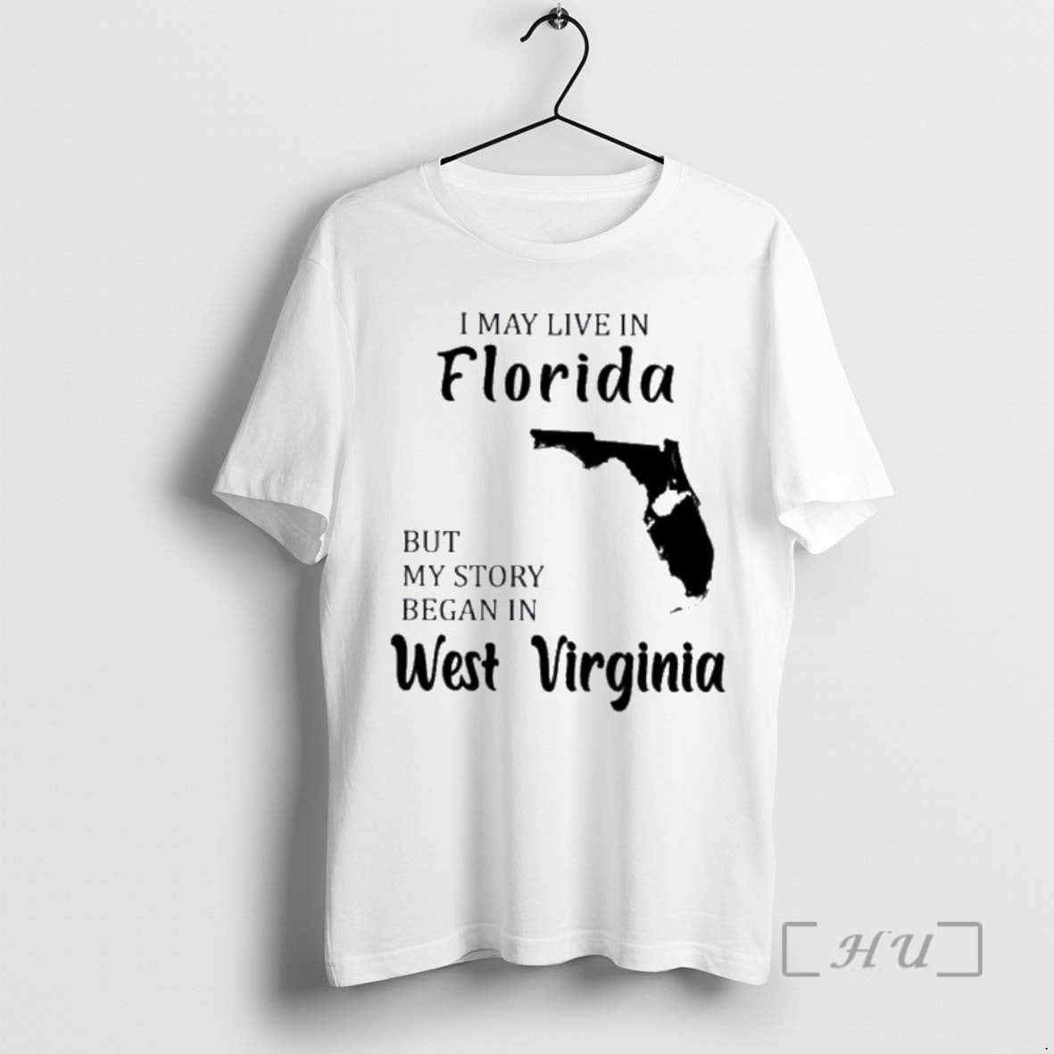 Trending I May Live In Florida But My Story Began In West Virginia Premium T-Shirts, Hoodie, Sweatshirt | InkNestWear.com