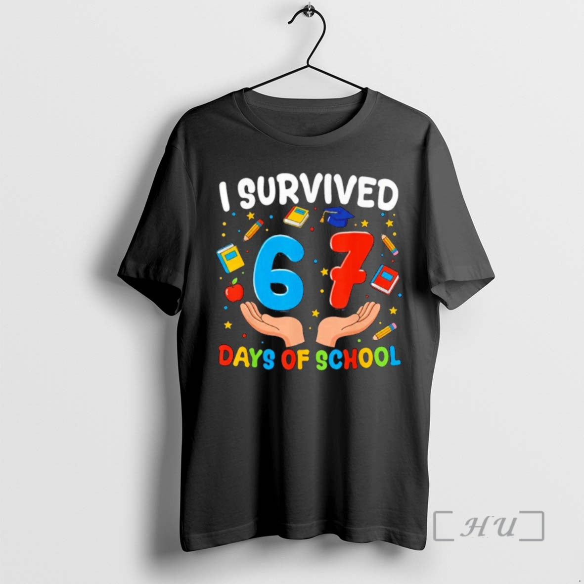 Trending I Survived 67 Days Of School Funny 67th Day T-Shirts, Hoodie, Sweatshirt | InkNestWear.com