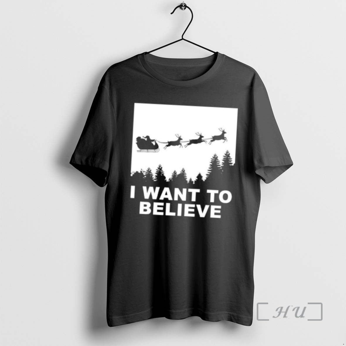 Trending I Want To Believe Christmas Santas Sleigh T-Shirts, Hoodie, Sweatshirt | InkNestWear.com