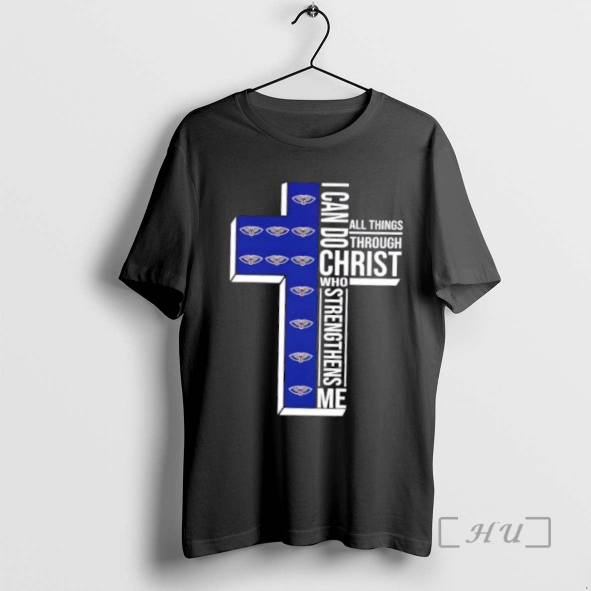 Trending I Can Do All Things Through Christ Who Strengthens Me New Orleans Pelicans Basketball T-Shirts, Hoodie, Sweatshirt