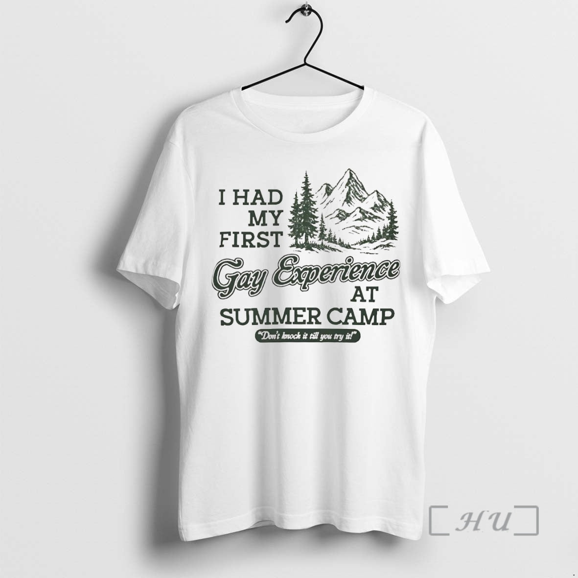 Trending I Had My First Gay Experience At Summer Camp Dont Knock It Till You T-Shirts, Hoodie, Sweatshirt | InkNestWear.com