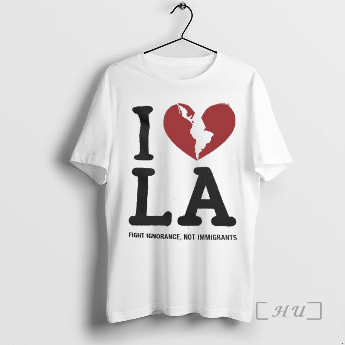 Trending I Love La Fight Ignorance Not Immigrants T-Shirts, Hoodie, Sweatshirt | InkNestWear.com
