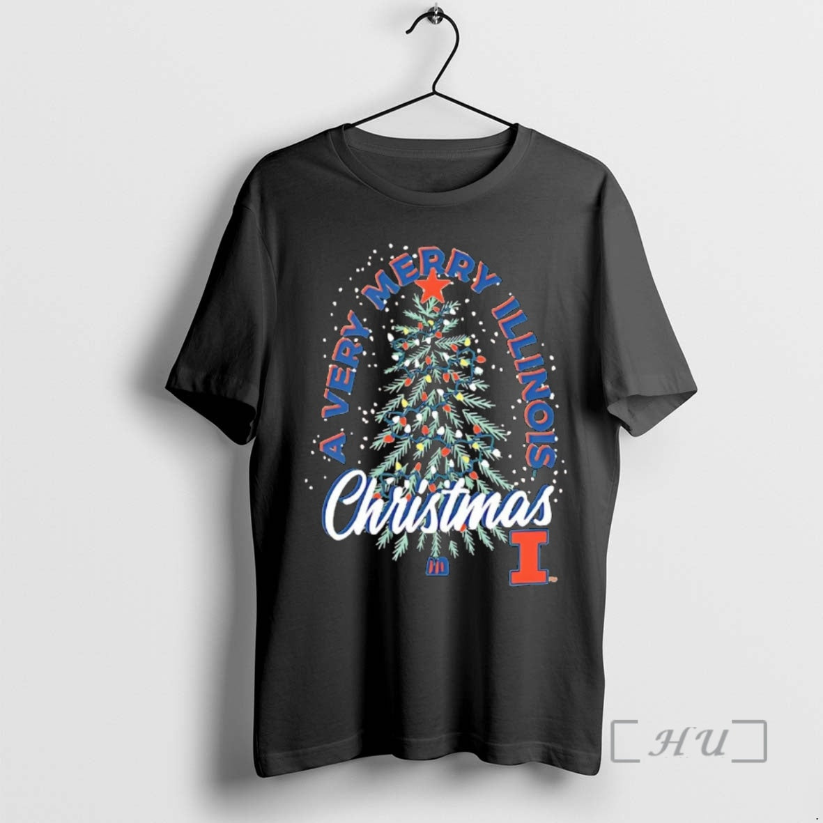 Trending Illinois Fighting Illini A Very Merry Illinois Christmas T-Shirts, Hoodie, Sweatshirt | InkNestWear.com