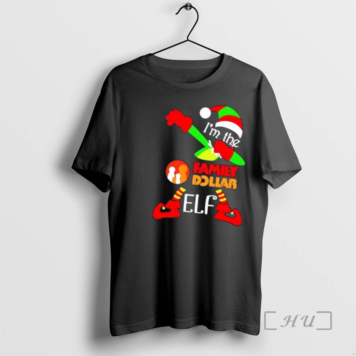 Trending Im The Family Dollar Elf Dabbing Christmas T-Shirts, Hoodie, Sweatshirt | InkNestWear.com