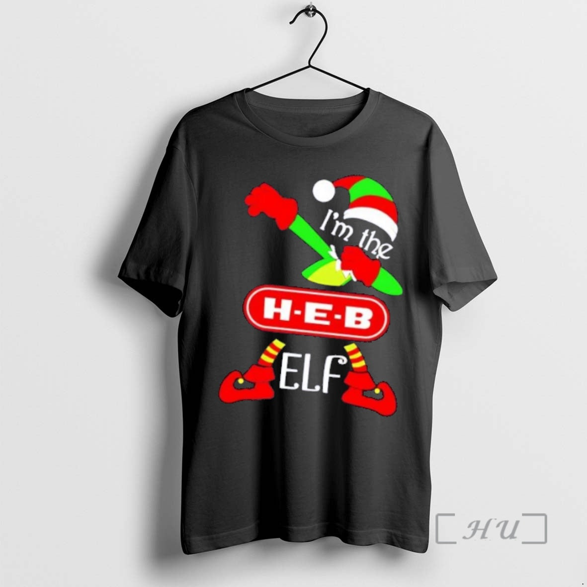 Trending Im The H E B Elf Dabbing Christmas T-Shirts, Hoodie, Sweatshirt | InkNestWear.com