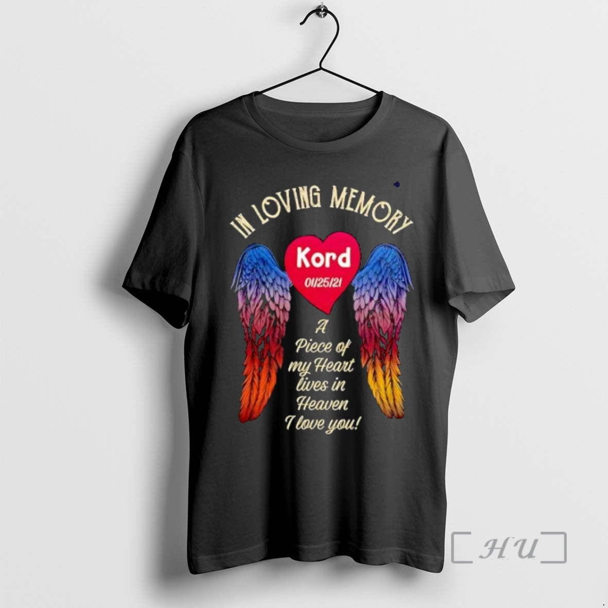 Trending Loving Memory Piece My Heart Lives Heaven T-Shirts, Hoodie, Sweatshirt