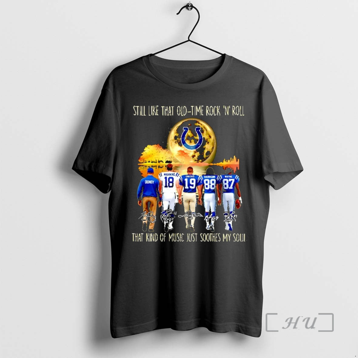 Trending Indianapolis Colts Still Like That Old Time Rock N Roll That Kind Of Music T-Shirts, Hoodie, Sweatshirt