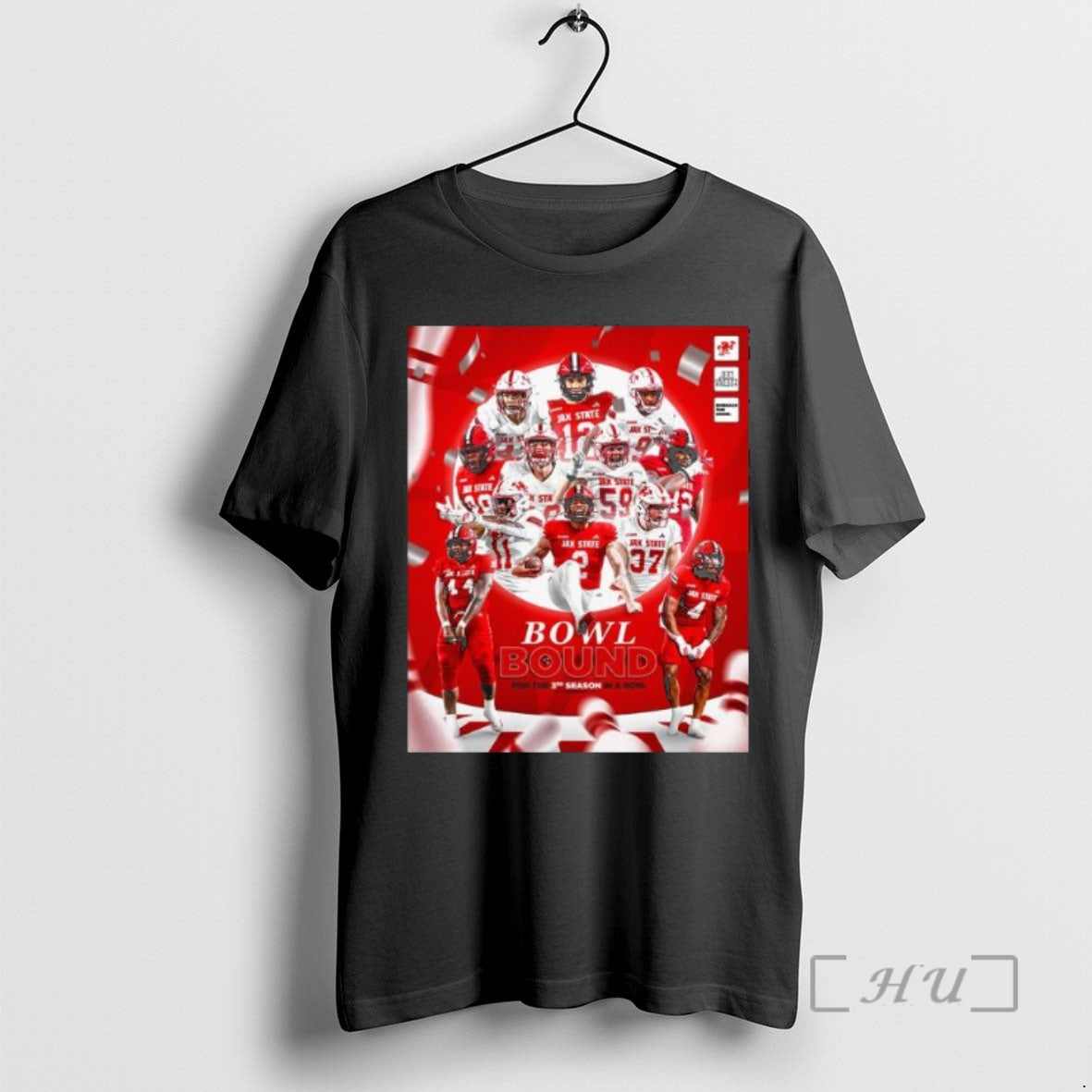 Trending Jax State Gamecocks 2025 Bowl Bound For The 3rd Season In A Row Premium T-Shirts, Hoodie, Sweatshirt
