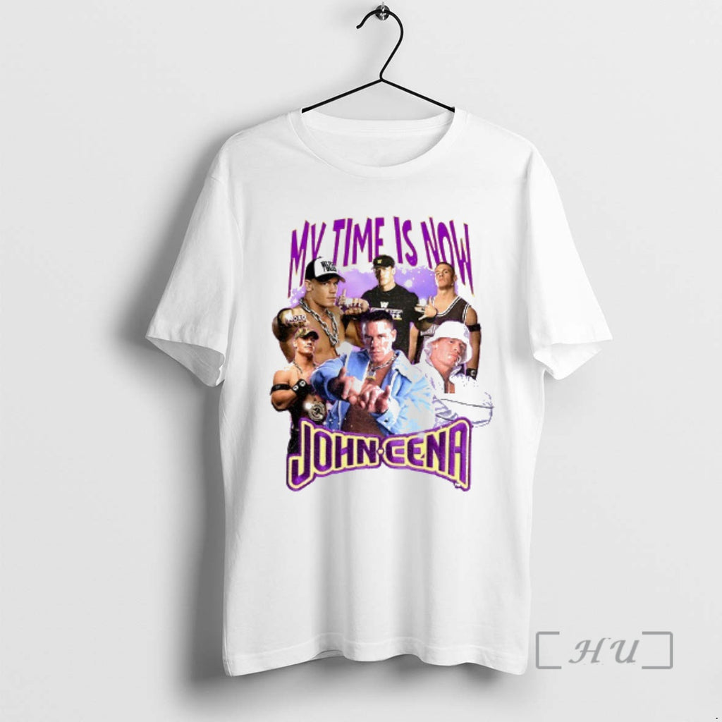 Trending John Cena My Time Is Now Wrestling Graphic T-Shirts, Hoodie, Sweatshirt | InkNestWear.com