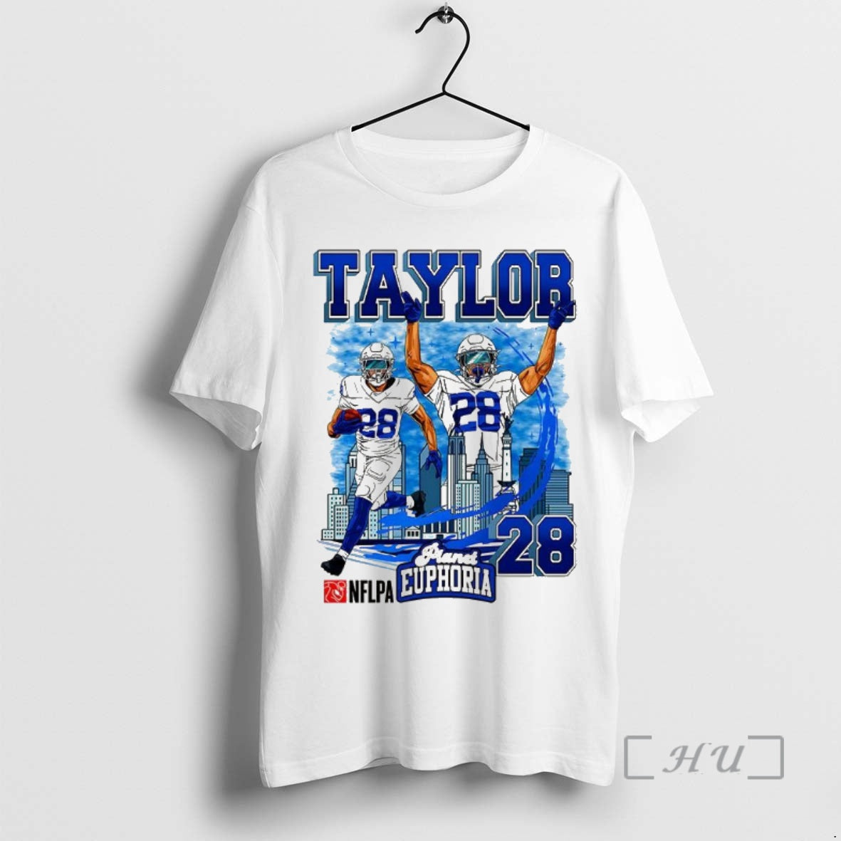 Trending Jonathan Taylor Indianapolis Colts Football Number 28 Skyline Cartoon T-Shirts, Hoodie, Sweatshirt | InkNestWear.com