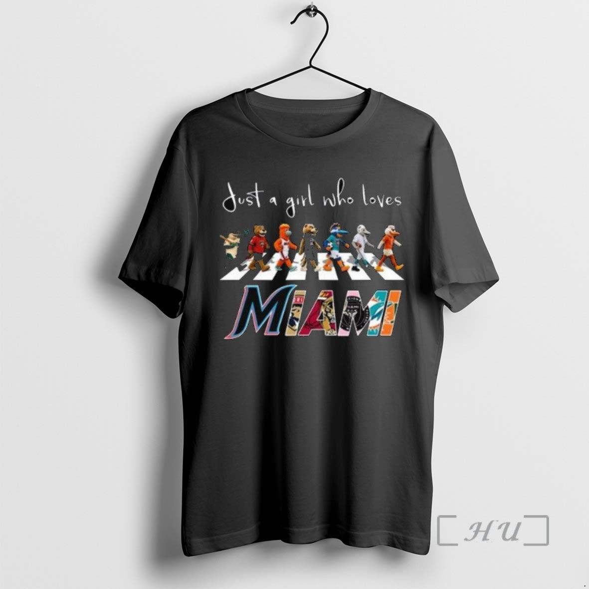 Trending Just A Girl Who Loves Mascot Miami City Sports All Team 2025 Long Sleve T-Shirts, Hoodie, Sweatshirt