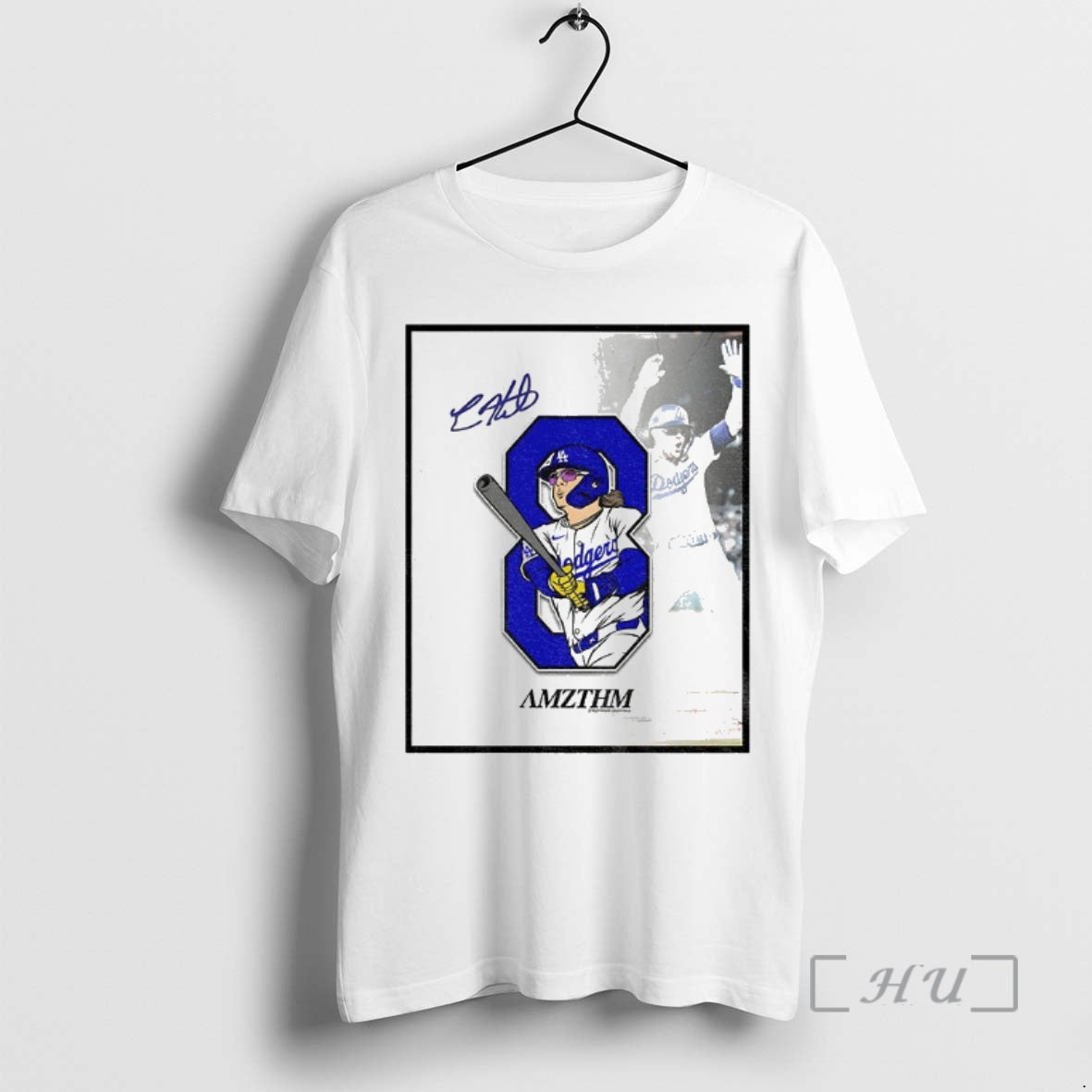 Trending Kike Hernandez 8 Amzthm Los Angeles Dodgers Mlb Baseball Players 2025 Signature Premium T-Shirts, Hoodie, Sweatshirt