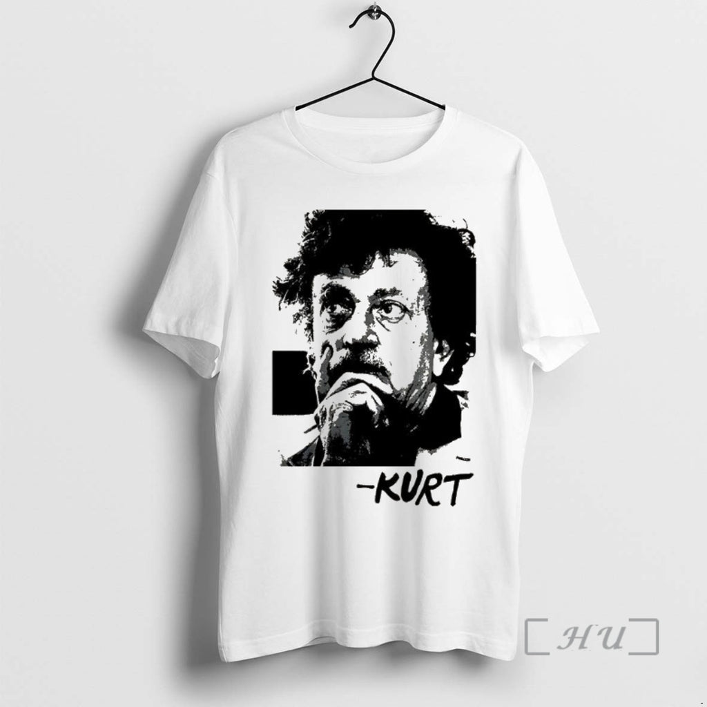 Trending Kurt Vonnegut Portrait Tribute Retro T-Shirts, Hoodie, Sweatshirt | InkNestWear.com