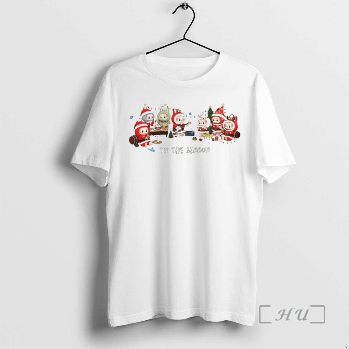 Trending Labubu Tis The Season Cute Monster Holiday T-Shirts, Hoodie, Sweatshirt | InkNestWear.com