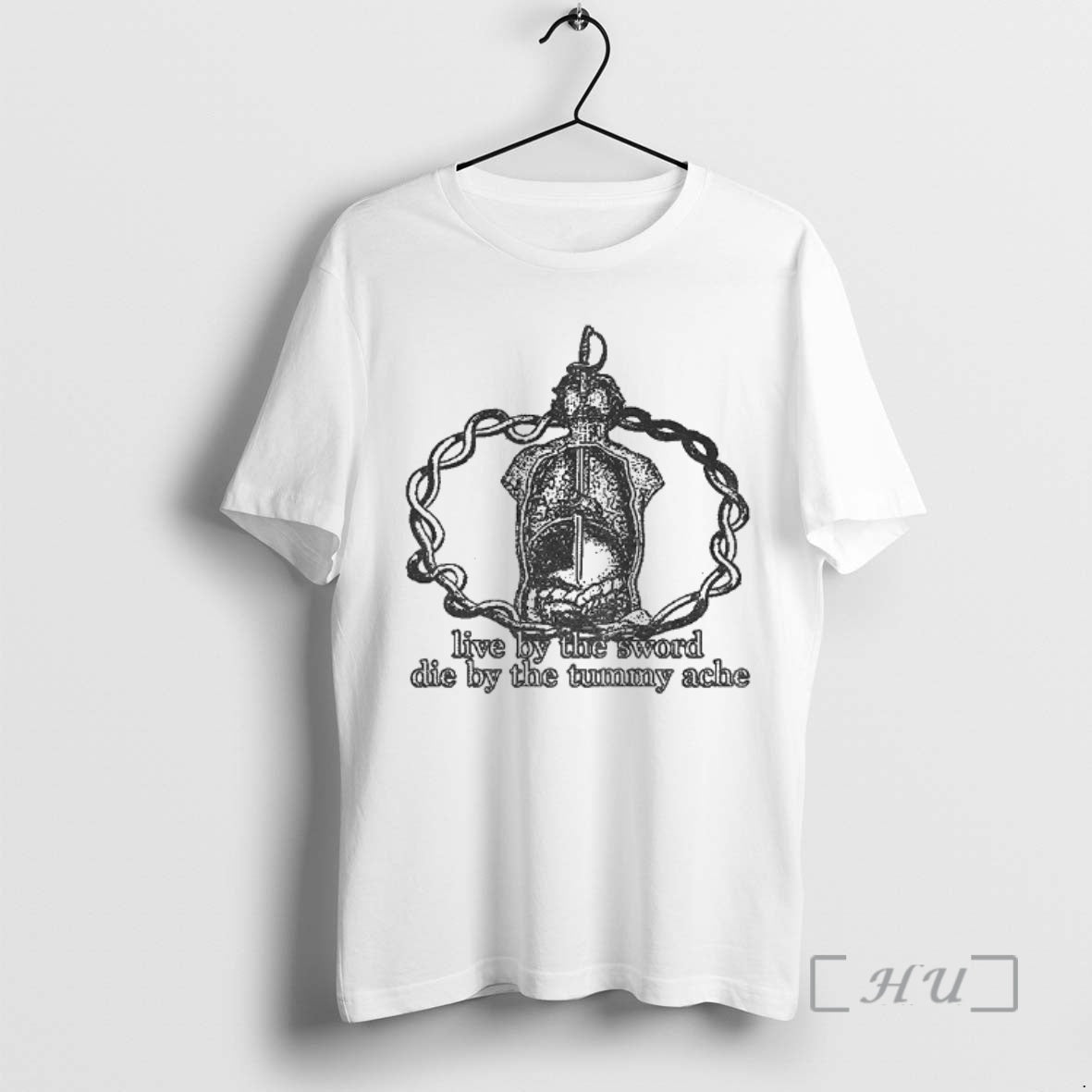 Trending Live By The Sword Die By The Tummy Ache T-Shirts, Hoodie, Sweatshirt | InkNestWear.com