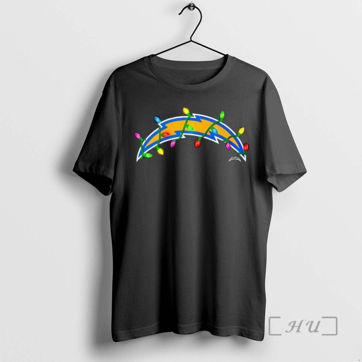 Trending Los Angeles Chargers Logo Holiday Lights T-Shirts, Hoodie, Sweatshirt | InkNestWear.com