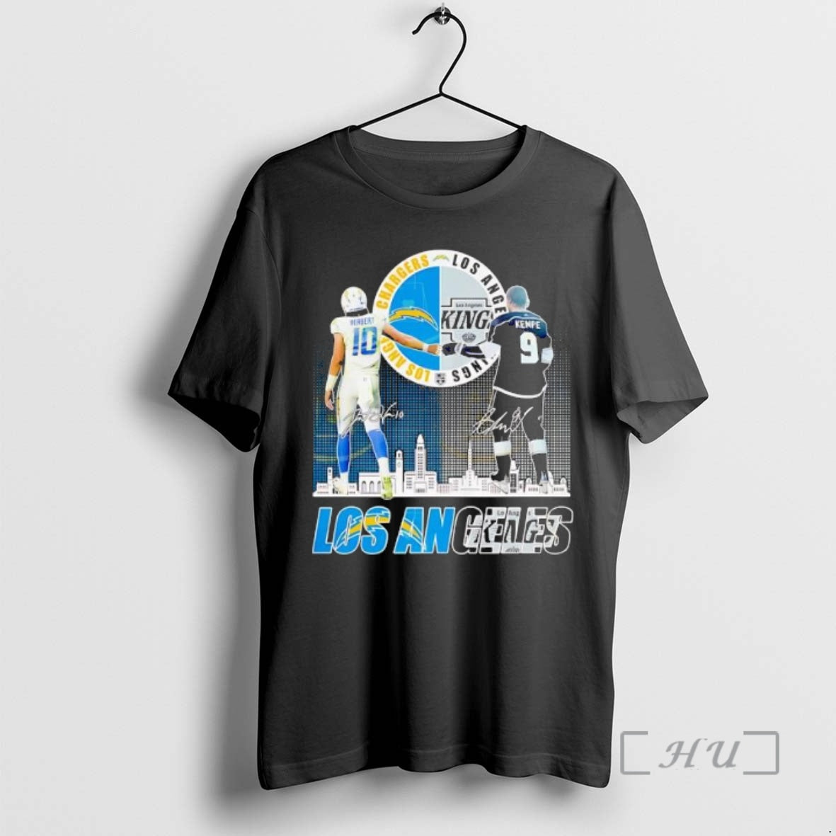 Trending Los Angeles Chargers X Los Angeles King Signature T-Shirts, Hoodie, Sweatshirt | InkNestWear.com