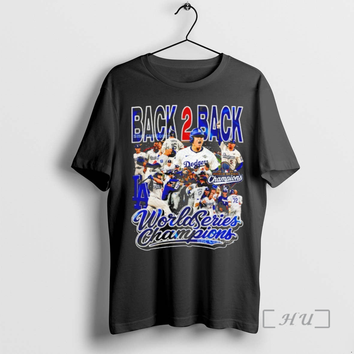 Trending Los Angeles Dodgers Back 2 Back World Series Champions Trophy All Team Premium T-Shirts, Hoodie, Sweatshirt