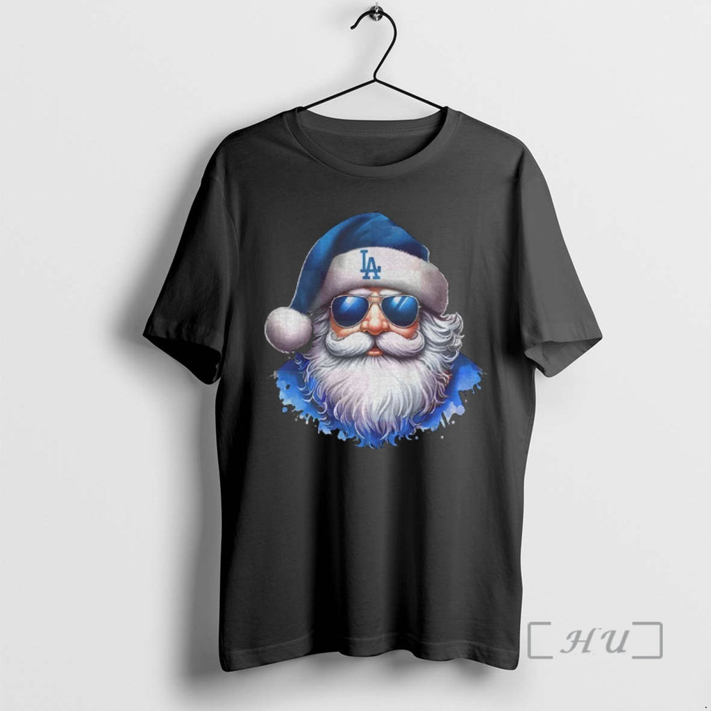 Trending Los Angeles Dogers Baseball Santa Christmas T-Shirts, Hoodie, Sweatshirt | InkNestWear.com
