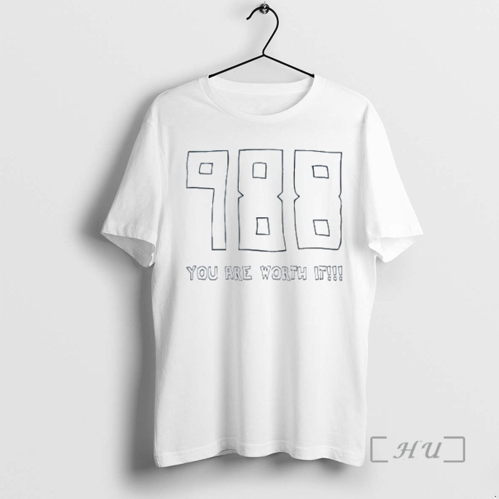 Trending Mack Hollins 988 You Are Worth It T-Shirts, Hoodie, Sweatshirt | InkNestWear.com