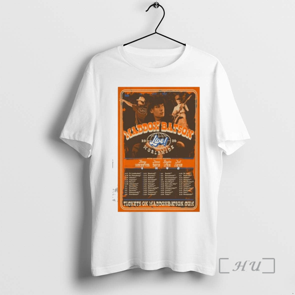 Trending Maddox Batson Worldwide Tour 2026 T-Shirts, Hoodie, Sweatshirt | InkNestWear.com