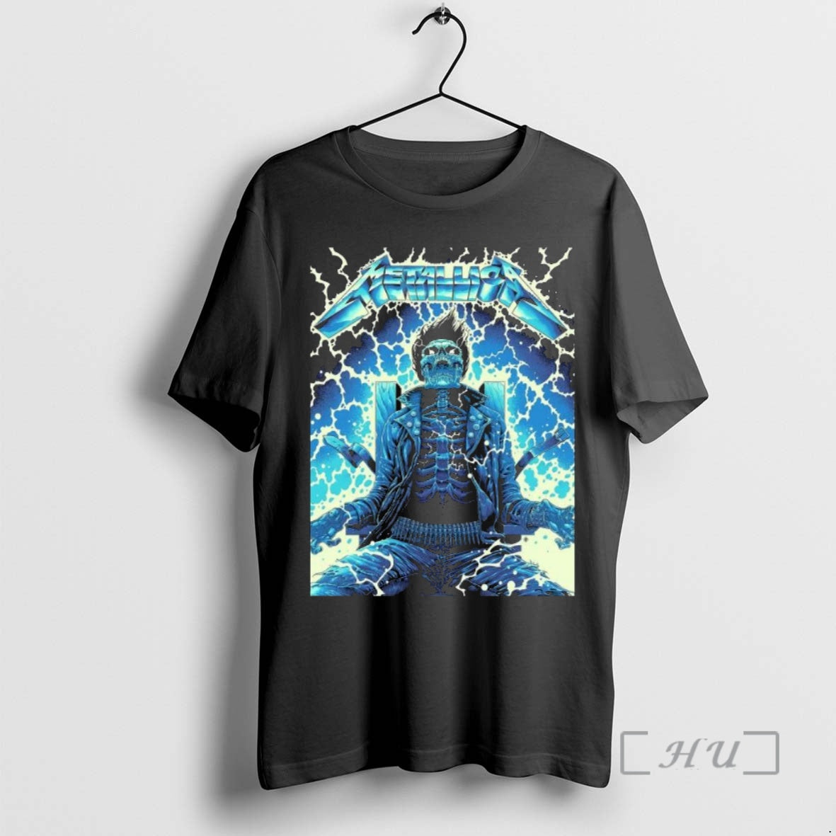 Trending Metallica Ride The Lightning Artwork By Luke Preece Australia M72 Tour Skeleton On The T-Shirts, Hoodie, Sweatshirt