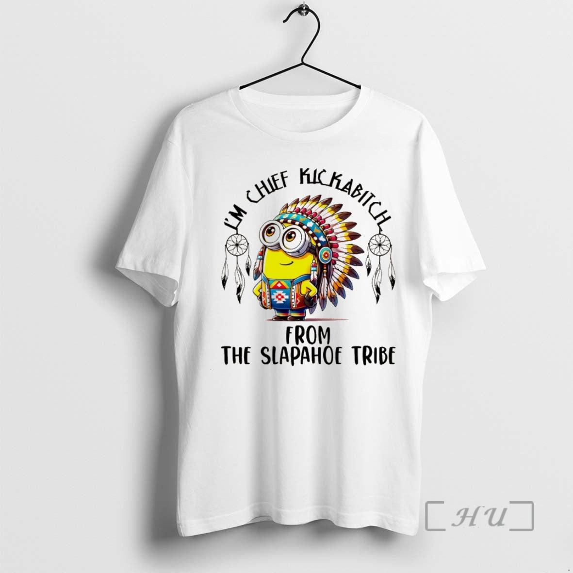 Trending Minion Native American Im Chief Kickabitch From The Slapahoe Tribe Christmas T-Shirts, Hoodie, Sweatshirt