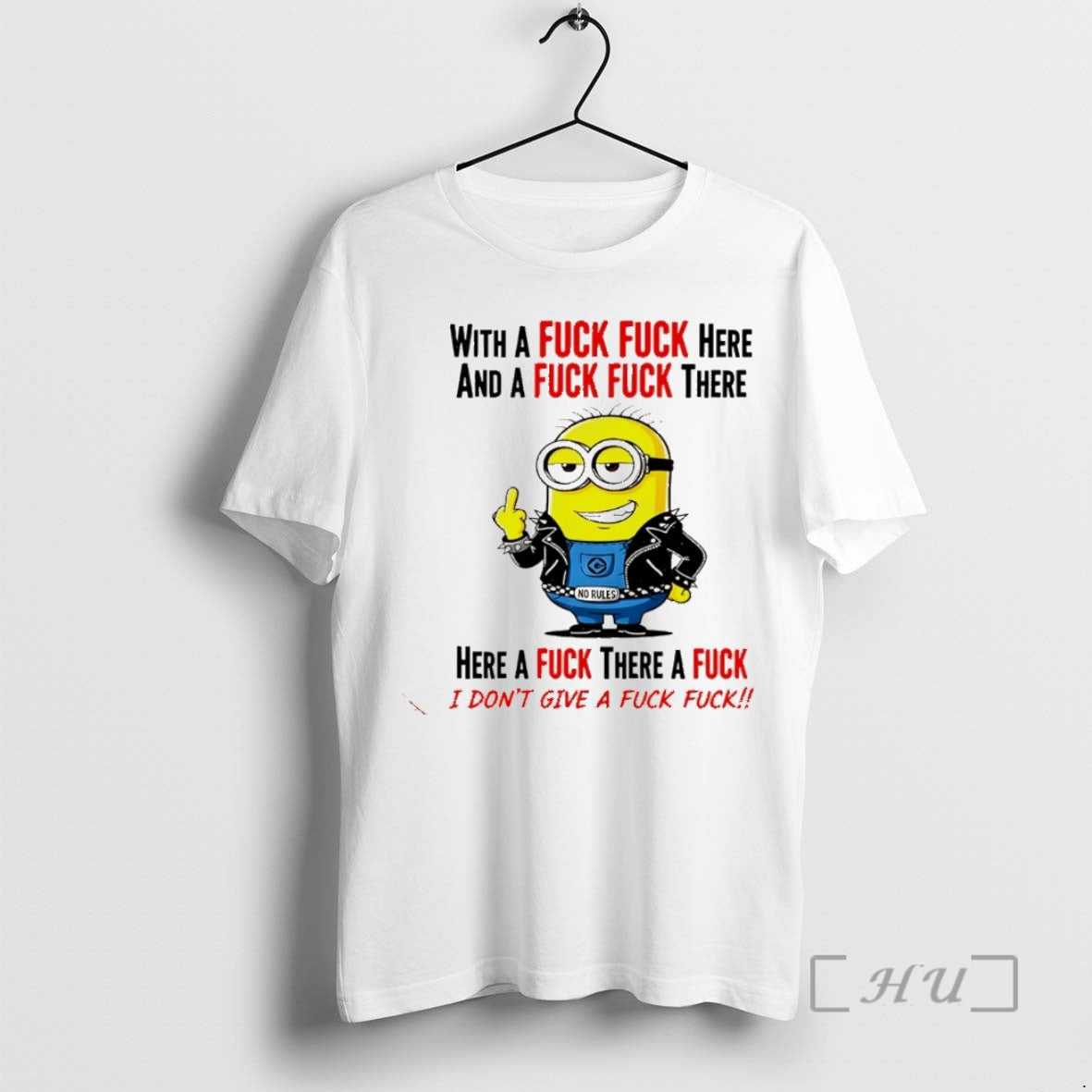 Trending Minion With A Fck Fck Here And A Fck Fck There Christmas Premium T-Shirts, Hoodie, Sweatshirt | InkNestWear.com