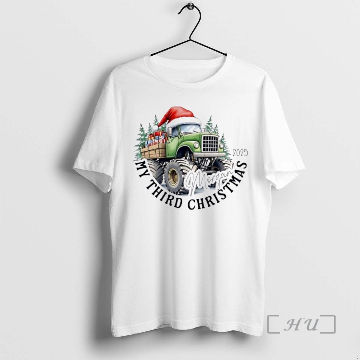 Trending Monster Truck My Third Christmas Personalized Ornaments White T-Shirts, Hoodie, Sweatshirt | InkNestWear.com