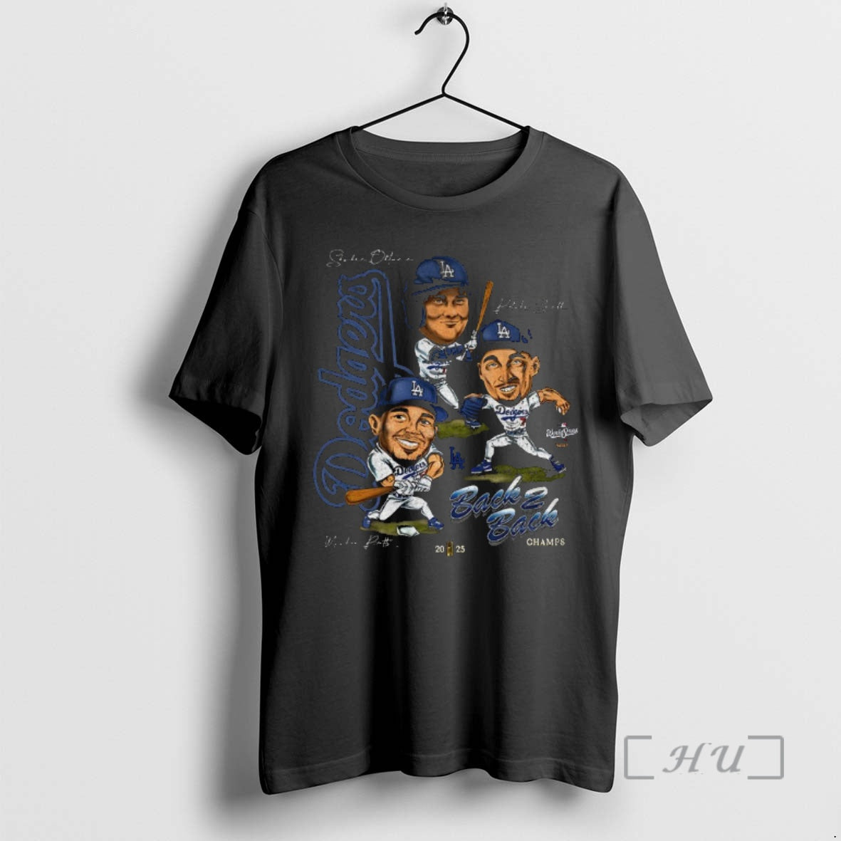 Trending Mookie Betts Blake Snell And Shohei Ohtani Cartoon Los Angeles Dodgers Back 2 Back T-Shirts, Hoodie, Sweatshirt