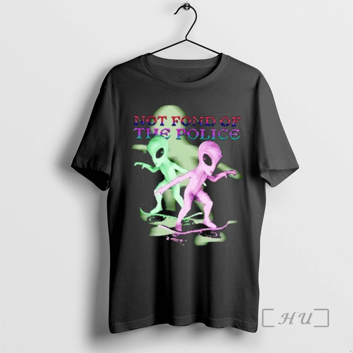Trending Not Fond Of The Police Alien T-Shirts, Hoodie, Sweatshirt | InkNestWear.com