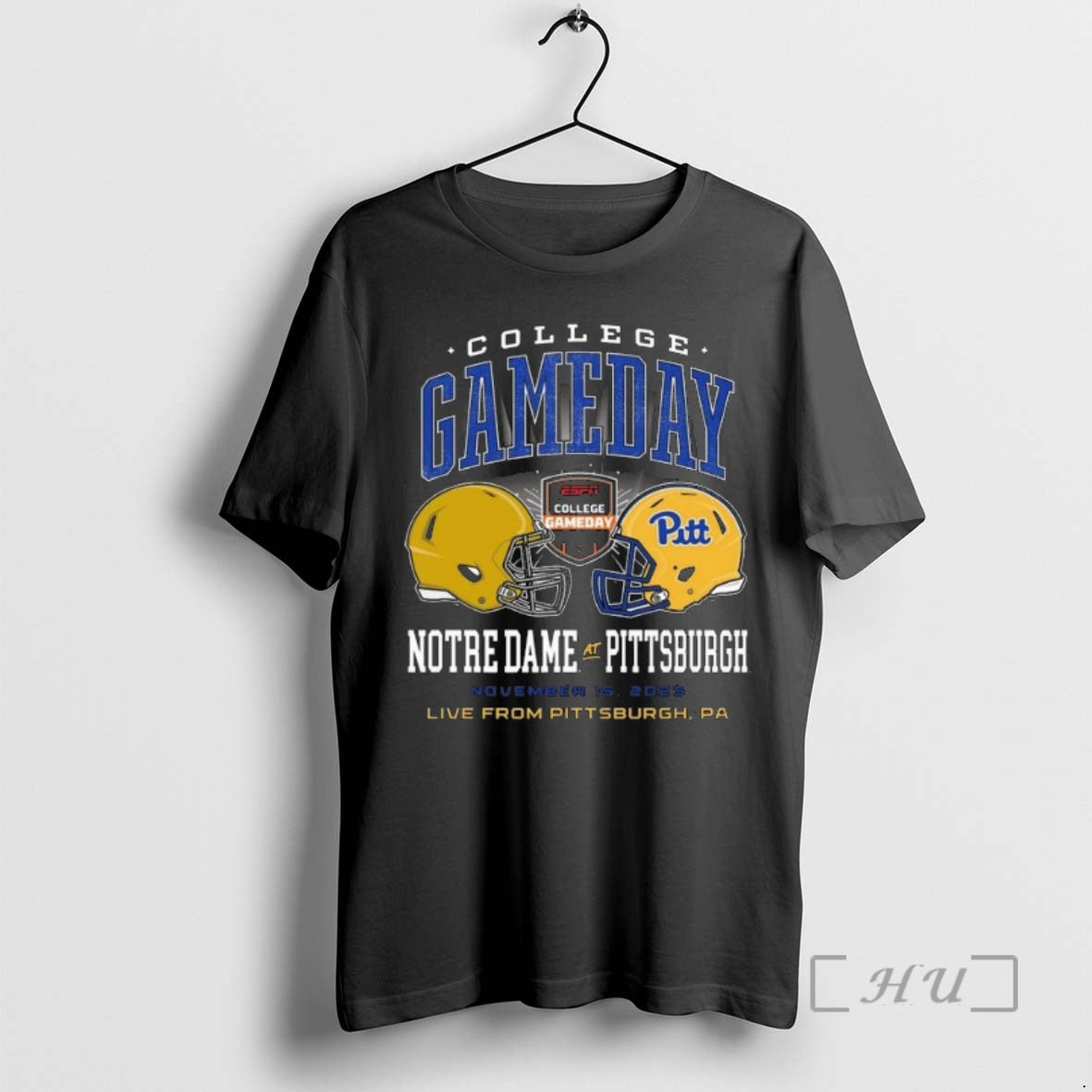 Trending Notre Dame Fighting Irish Vs Pittsburgh Panthers College Gameday Helmet Nov 15 2025 Premium T-Shirts, Hoodie,...