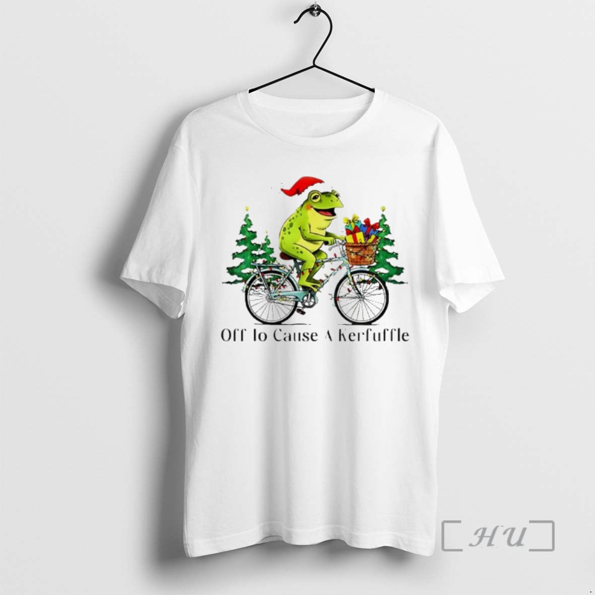 Trending Off To Cause A Kerfuffle Frog Christmas T-Shirts, Hoodie, Sweatshirt | InkNestWear.com