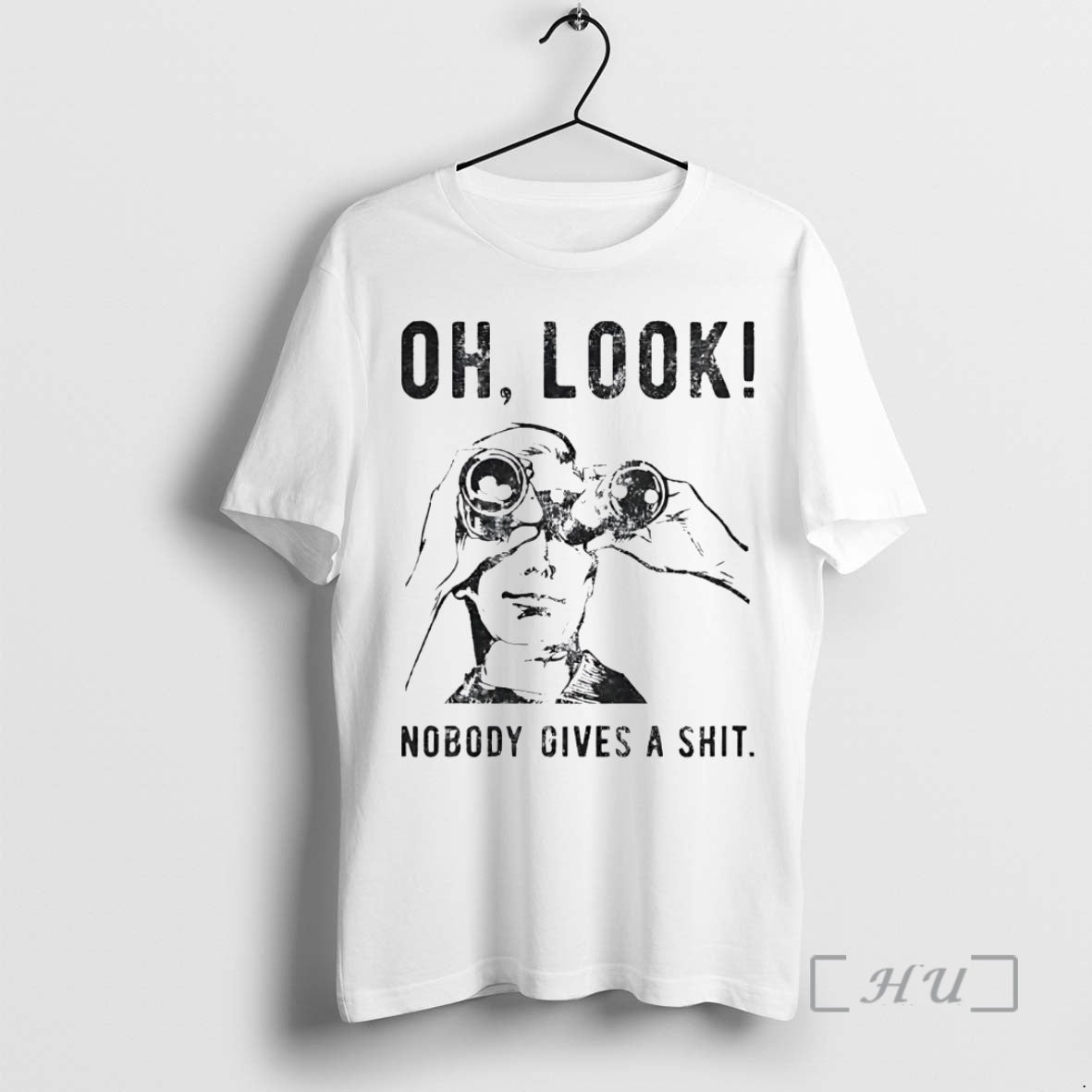 Trending Oh Look Nobody Gives A Shit T-Shirts, Hoodie, Sweatshirt | InkNestWear.com