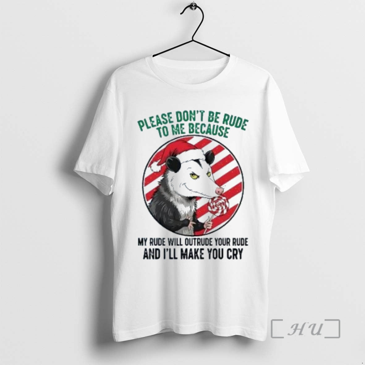 Trending Opossum Please Dont Be Rude To Me Christmas T-Shirts, Hoodie, Sweatshirt | InkNestWear.com