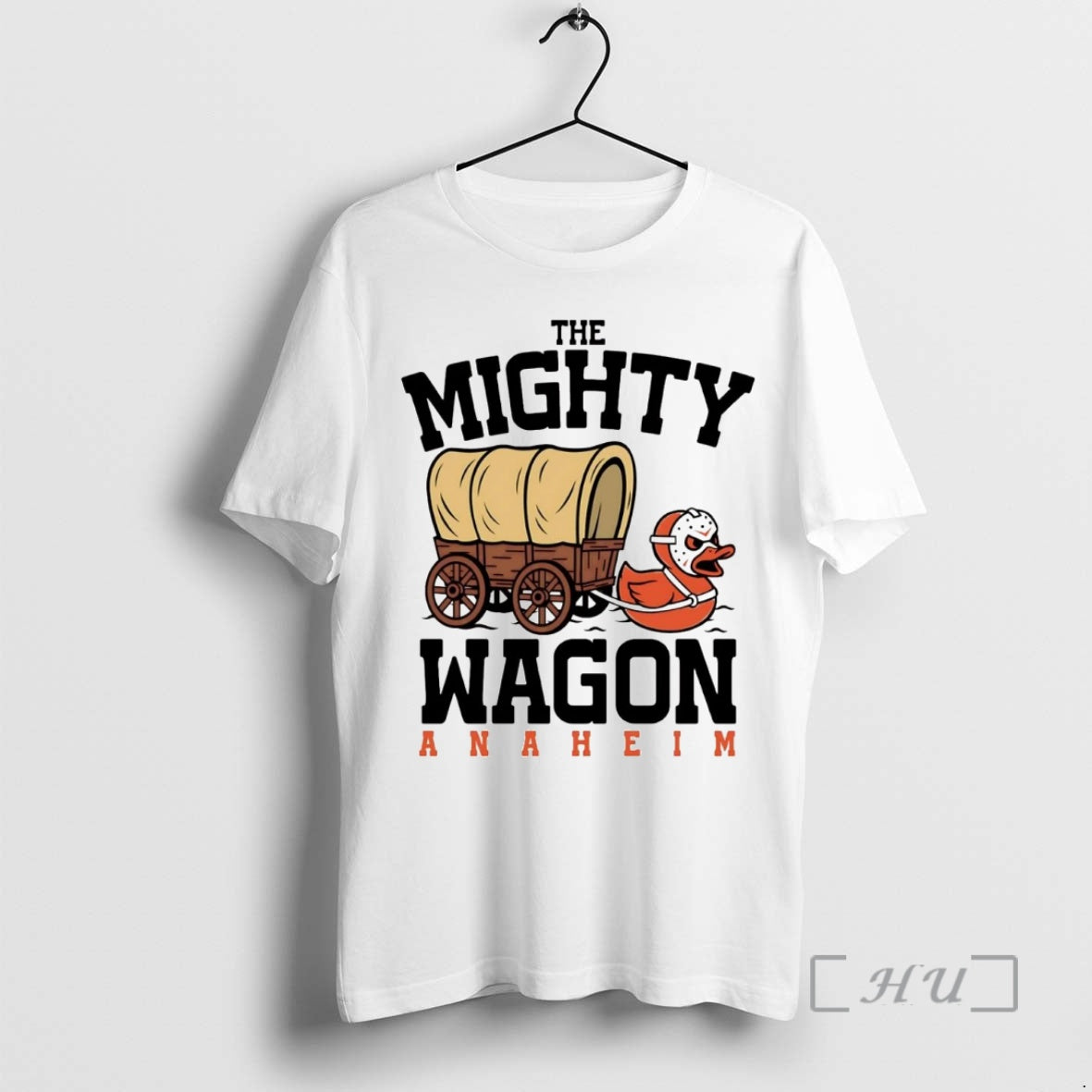 Trending Oregon Trail The Mighty Wagon Anaheim Ducks T-Shirts, Hoodie, Sweatshirt | InkNestWear.com