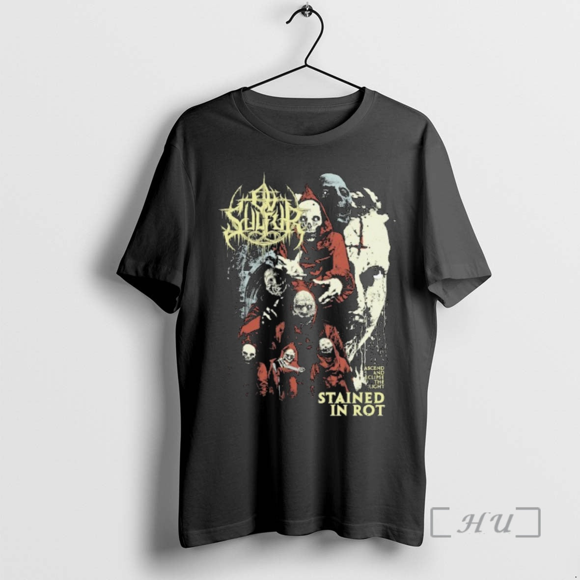 Trending Ov Sulfur Ascend And Eclipse The Light Stained In Rot Monsters T-Shirts, Hoodie, Sweatshirt | InkNestWear.com